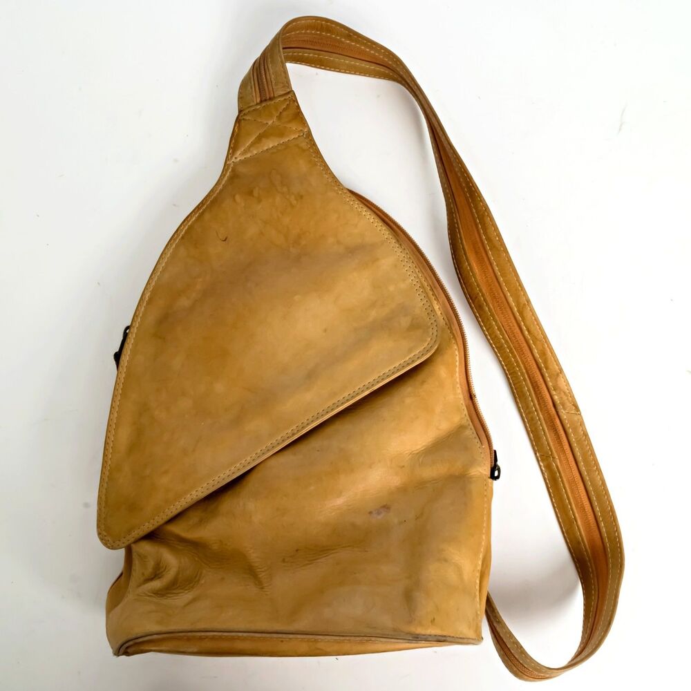 Chaos Leather Collection Backpack Purse Tote Sling Leather Pockets [2]